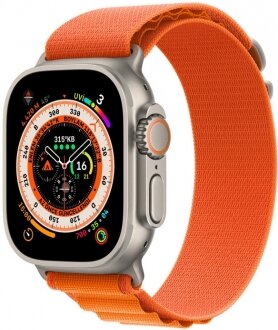 Apple Watch Ultra Titanyum Kasa ve Turuncu Alpine Loop Akıllı Saat kullananlar yorumlar